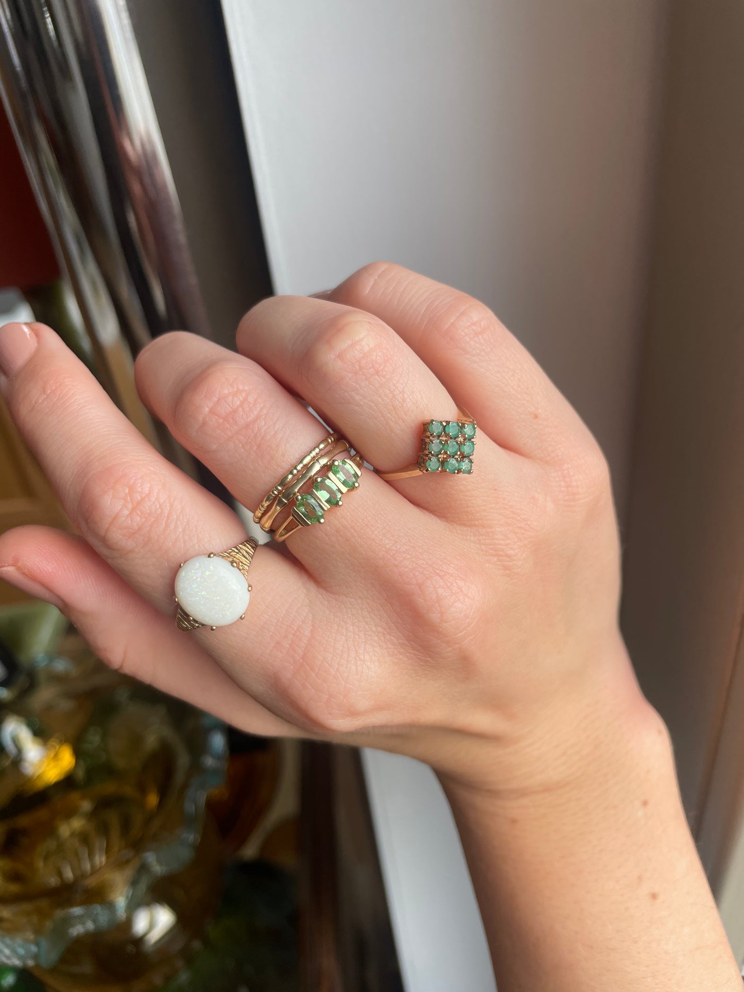 Vintage Tsavorite Garnet Ring