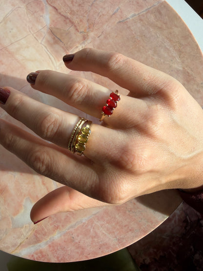Vintage Fire Opal Ring