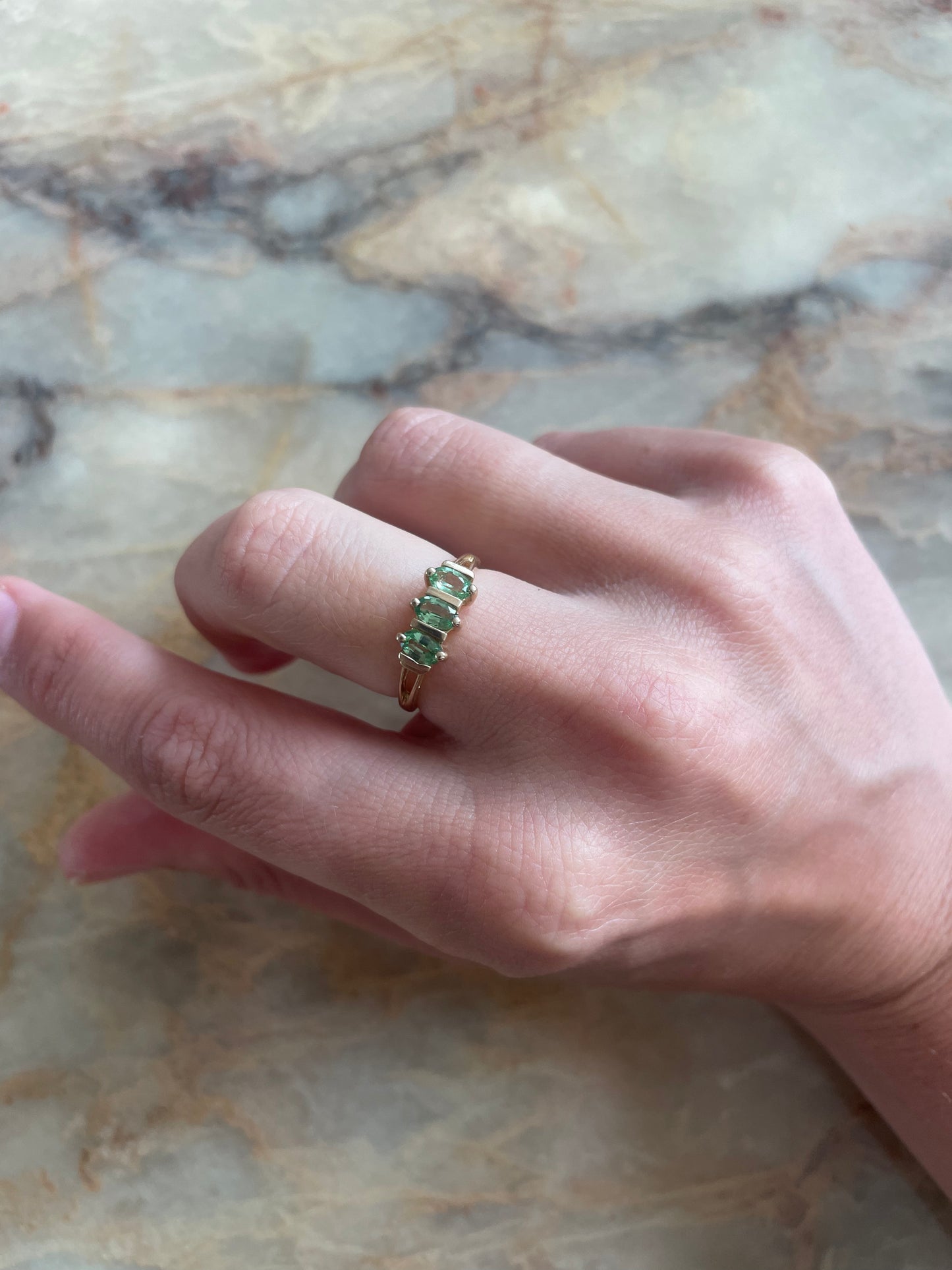 Vintage Tsavorite Garnet Ring