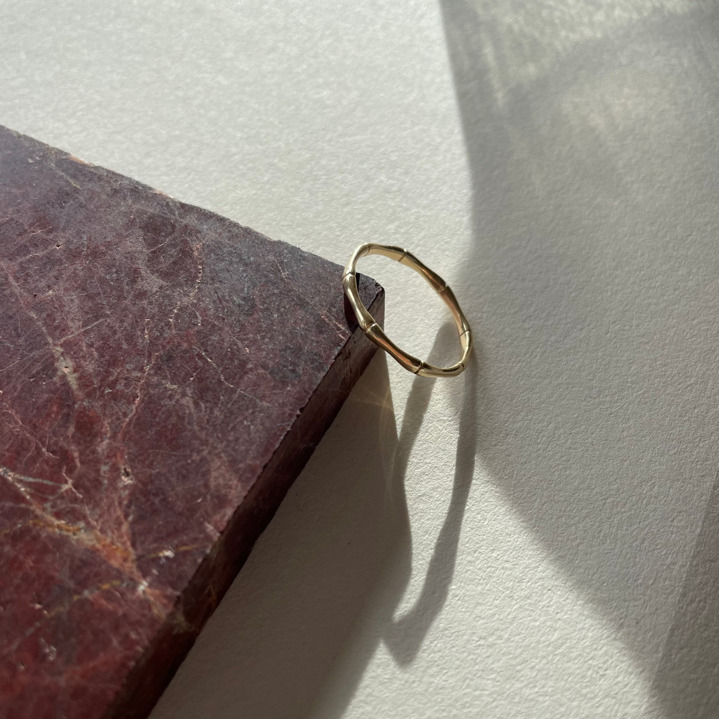 Bamboo ring 14K