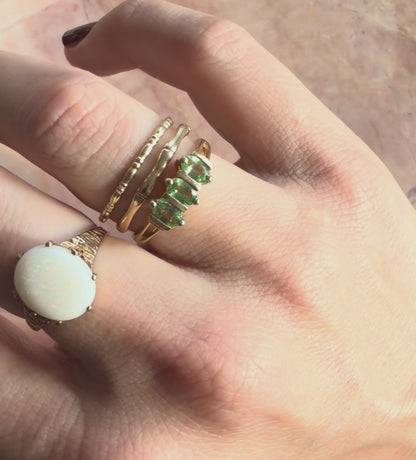 Vintage Tsavorite Garnet Ring