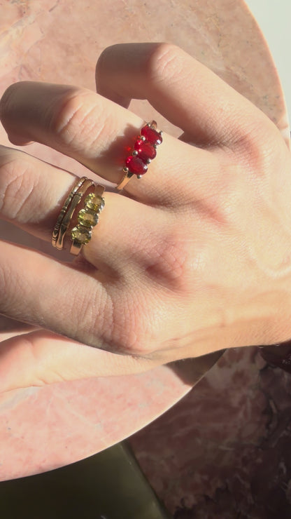 Vintage Fire Opal Ring